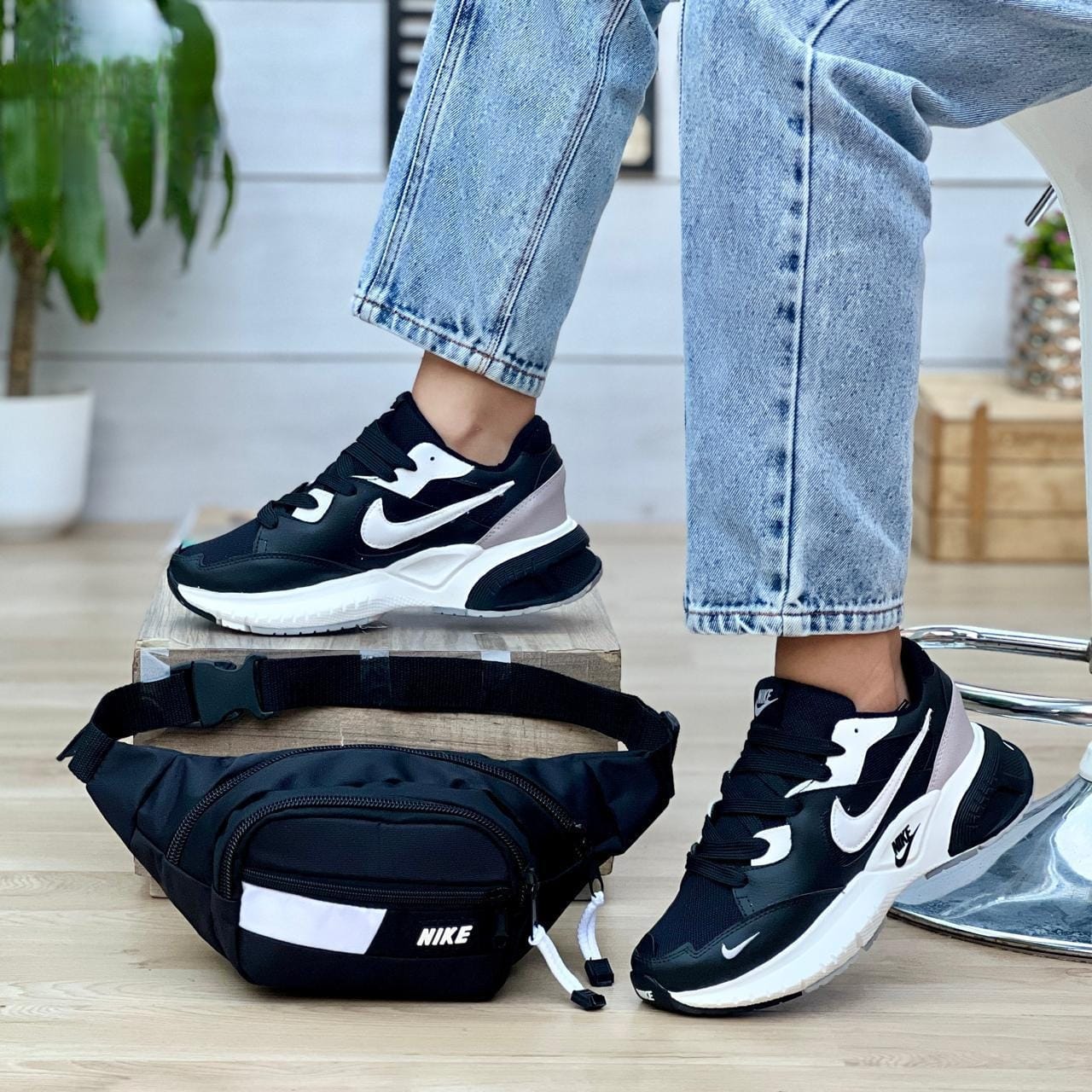 COMBO NIKE AIR FUSION DAMA + CAJA