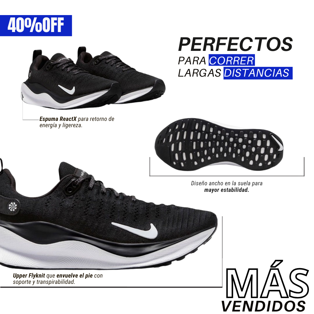 Nike React Infinity Run + Caja Exclusiva – Comodidad y Estilo sin Límites