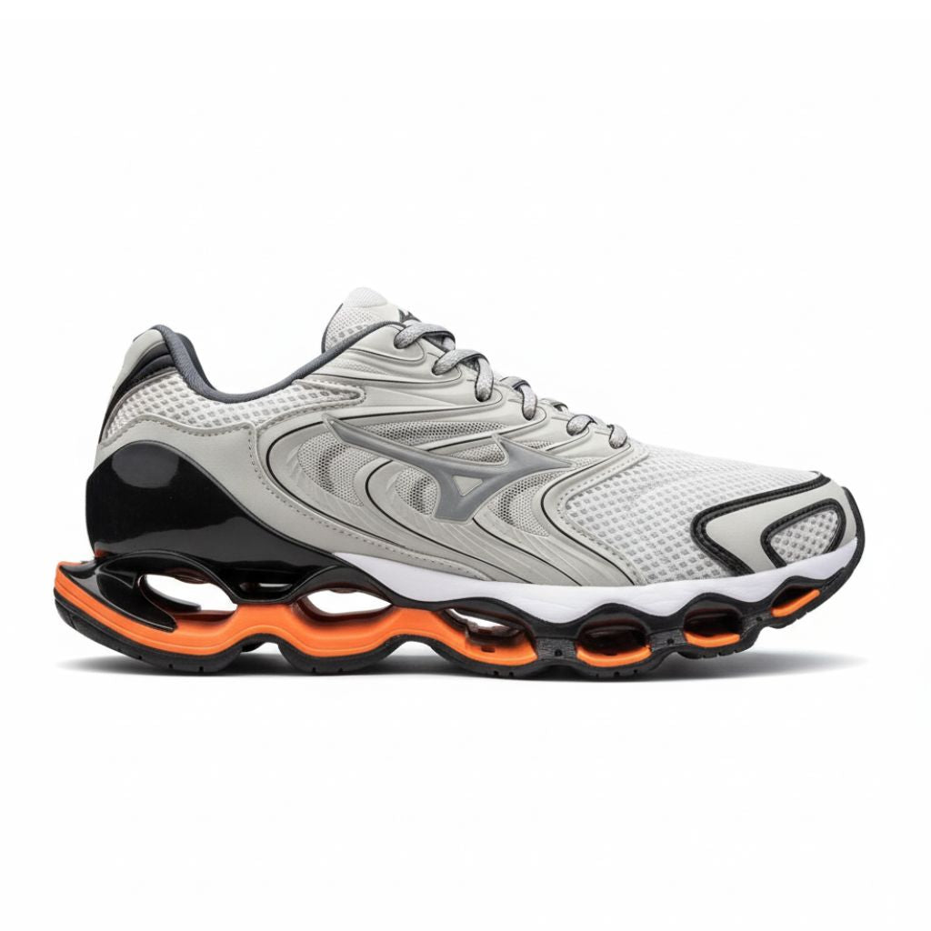 Mizuno 12 S 'Cinza/Laranja'