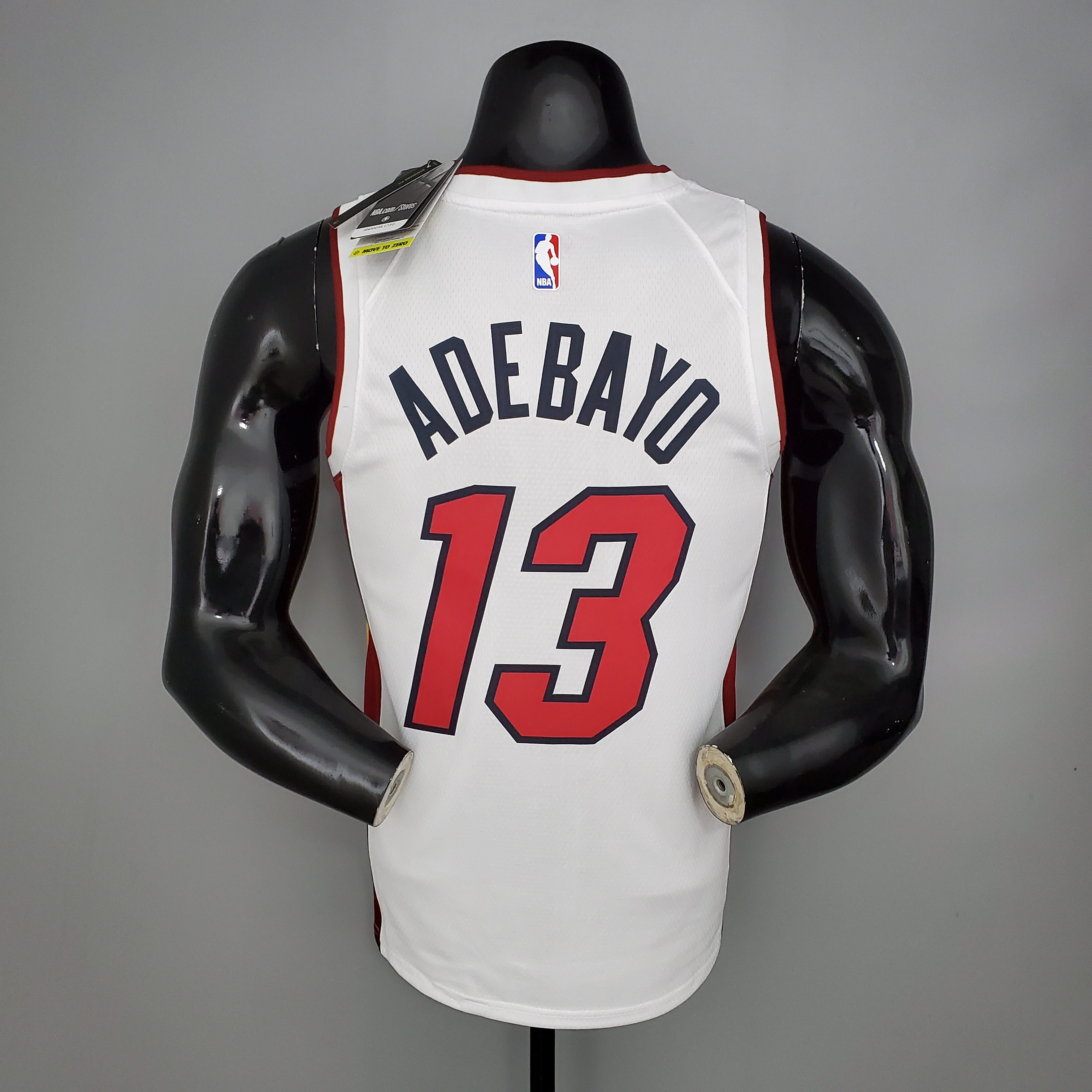 Camisa NBA Miami Heat #13 Adebayo - 75° Aniversário White