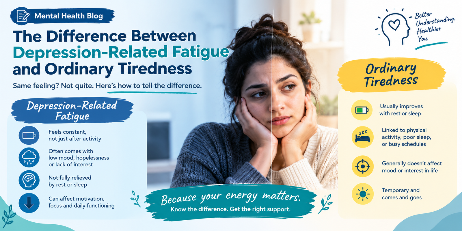 The Difference Between Depression-Related Fatigue and Ordinary Tiredness