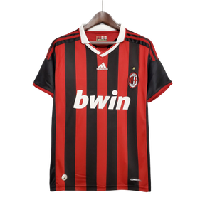 Camisa Retrô Milan I Adidas 2009/10 Vermelho e Preto