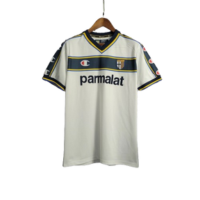 Camisa Retrô Parma Away Champion 2002/03 Masculino Branco