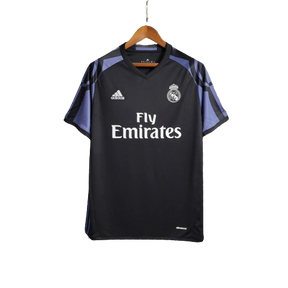 Camisa Retrô Real Madrid Adidas III Third 2016/17 Preto
