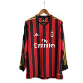 Camisa I Adidas Milan 2013/14 - Retrô Manga Longa- Vermelho