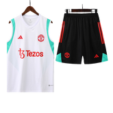 Conjunto Regata Manchester United 23/24 Adidas - Branco