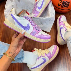 NK Air Jordan 1 Retro Low OG Trophy Room "Roxo"