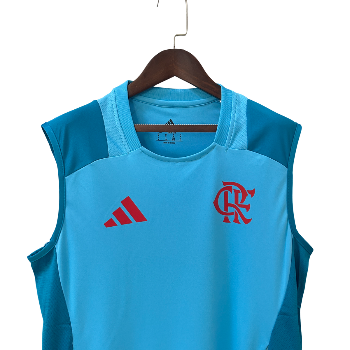 Camisa Regata Flamengo Treino 25/26 Adidas Masculina - Azul claro