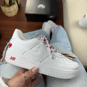 NK Air force 1 Valentine's Day "Branco/Vermelho"