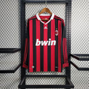 Camisa Milan Home 2009/10 - Versão Retrô Manga Longa