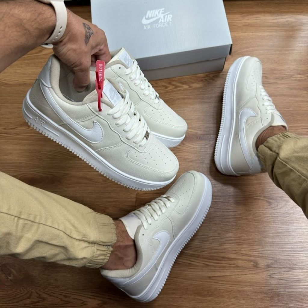 NK Air Force 1 Low GS Pale Ivory Sea Glass