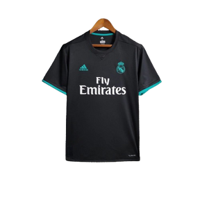 Camisa Retrô Real Madrid 2017/18 II Adidas Torcedor Preto