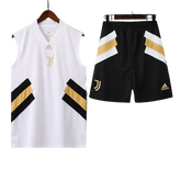 Conjunto Regata Juventus 23/24 Adidas - Branco