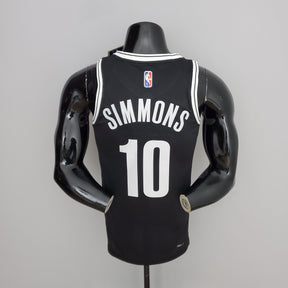Camisa NBA Brooklyn Nets #10 Personalizarmons - 75º Aniversário Black