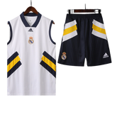 Conjunto Regata Real Madrid Training 2023/24 Adidas - Branco