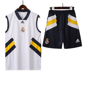 Conjunto Regata Real Madrid Training 2023/24 Adidas - Branco
