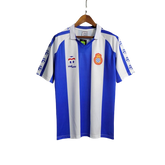 Camisa Retrô Espanyol I Home Massana 1984/89 Masculino Azul e Branco