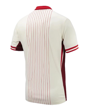Camisa Seleção Canadá Away 2024/25 s/n Torcedor Masculino - Branca e Vermelha
