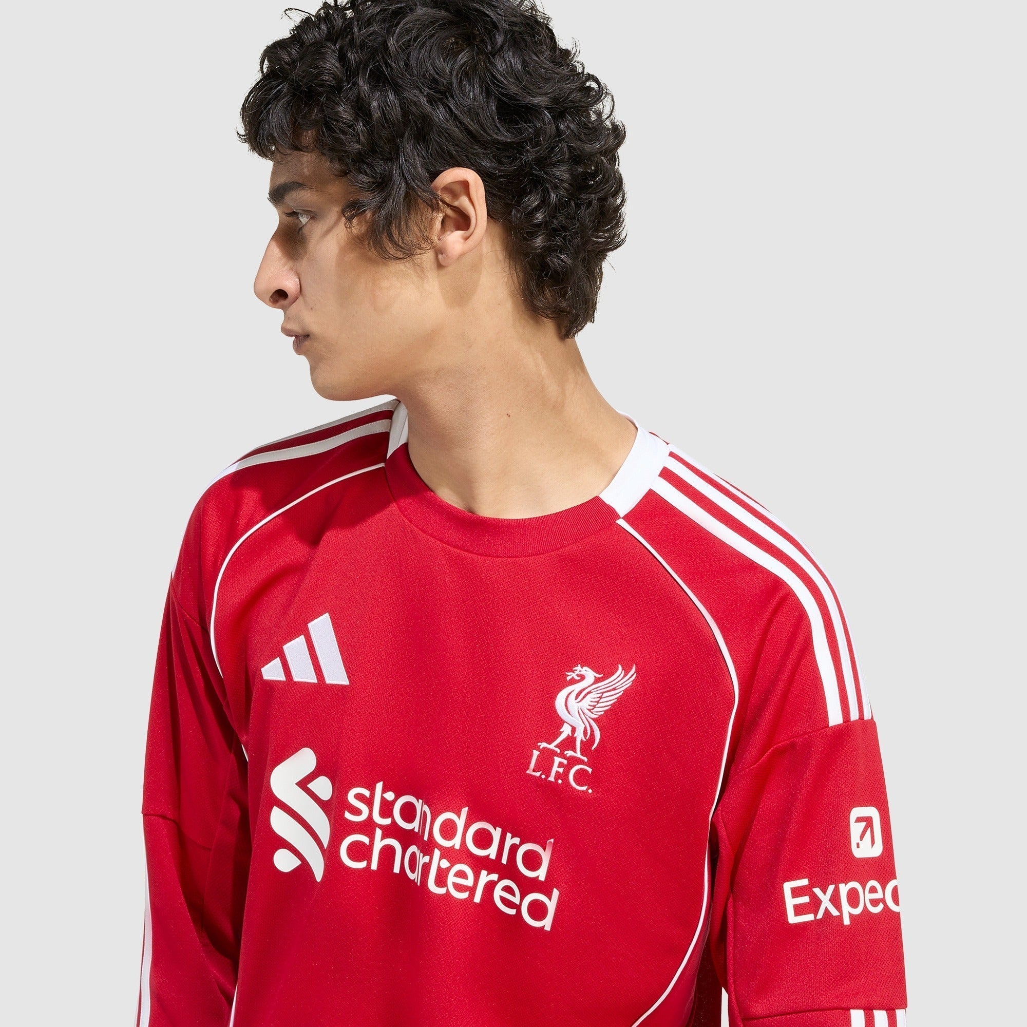 Camisa adidas Liverpool 2025/26 I Manga Longa