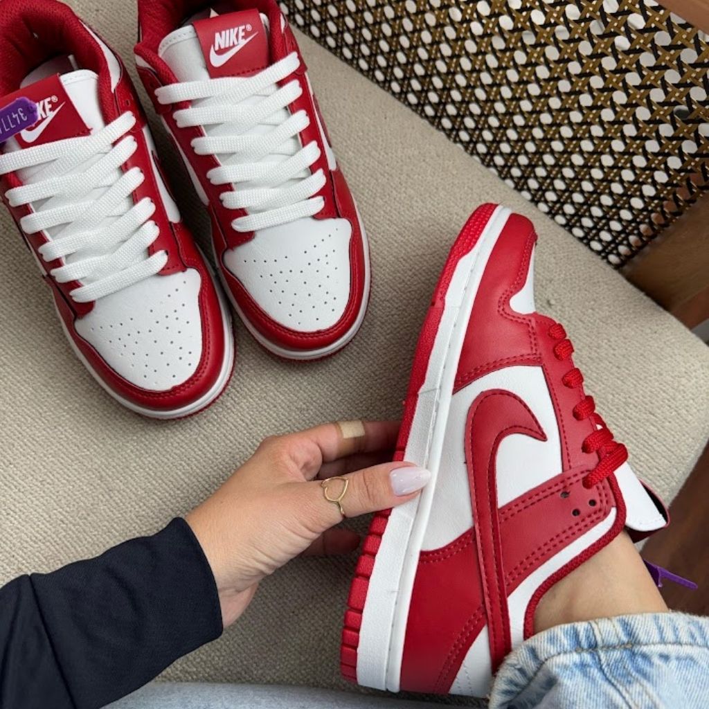 NK SB Dunk Low "Vermelho"