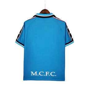 Camisa Retrô Manchester City Kappa 1997/98 Masculino Azul