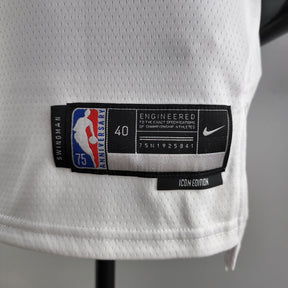 Camisa NBA Lakers #11 Irving 75° Aniversário Branca - 23/24