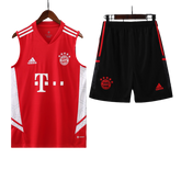 Conjunto Regata FC Bayern 23/24 Adidas - Vermelho