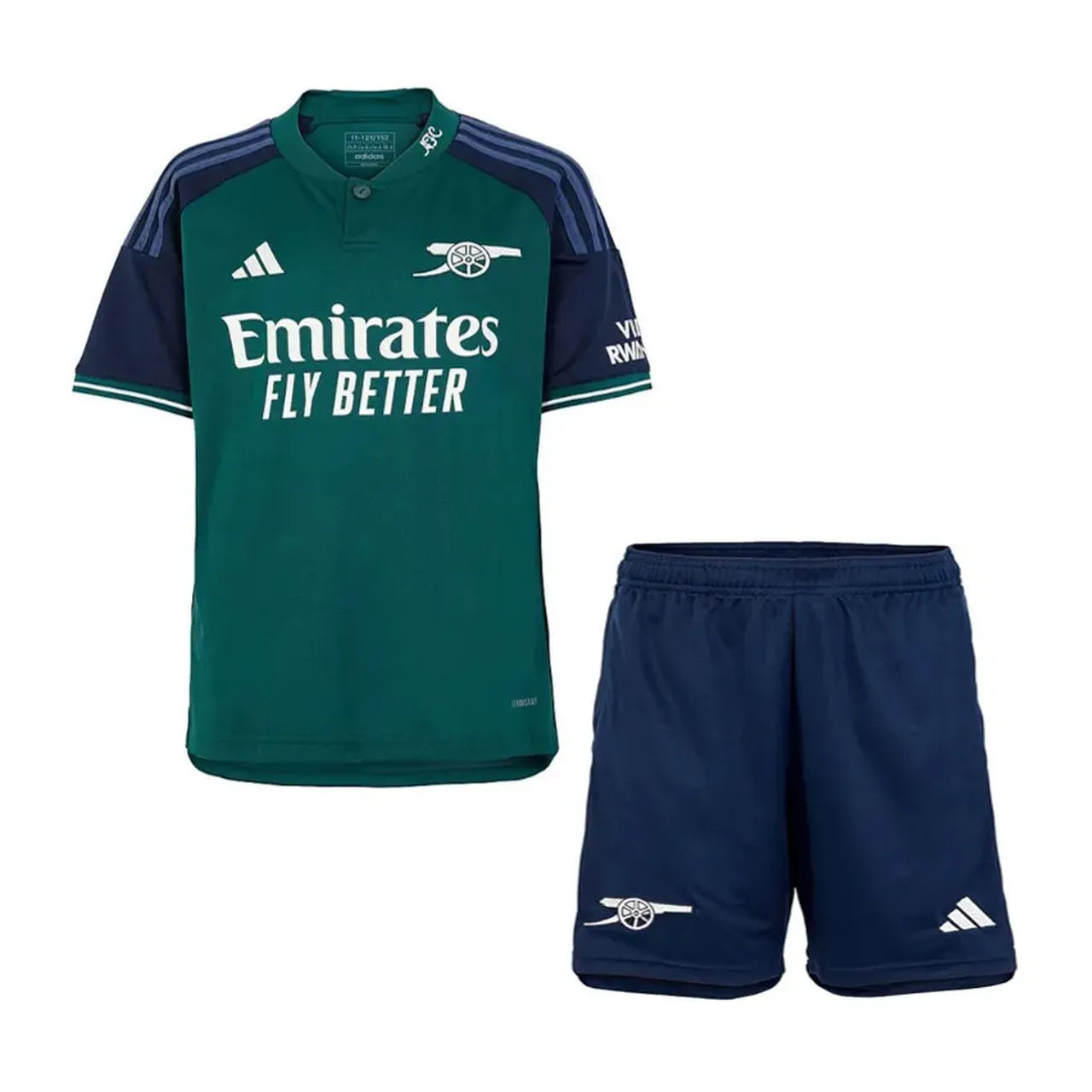 Conjunto Infantil Arsenal Third 23/24 - Verde