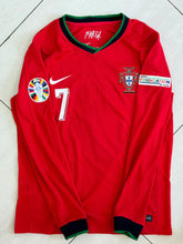 Camisa Portugal 2024/25 Manga Longa - Ronaldo #7 (+Patches)