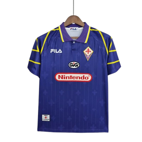 Camisa Retrô Fiorentina I Fila 1997/98 Masculino Roxo