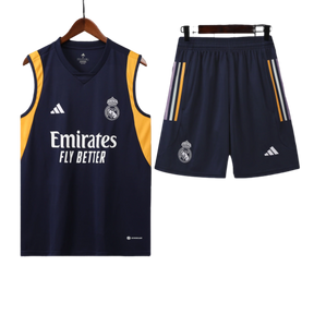 Conjunto Regata Real Madrid Training 2023/24 Adidas - Azul