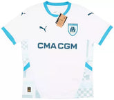 Camisa Olympique Marseille Home 24/25 - Torcedor Puma Masculina - Branca