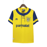 Camisa Retrô Parma I Champion 1993/95 Masculino Amarelo e Azul