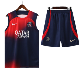 Conjunto Regata PSG 23/24 Nike - Azul+Vermelho