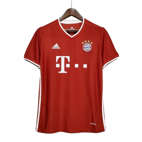 Camisa Retrô Bayern de Munique I Home 2020/21 Masculina Vermelha