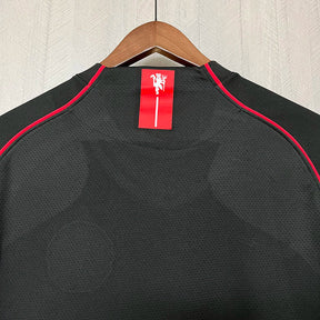 Camisa Retrô Manchester United III Third Nike 2007/08 Masculino Preta