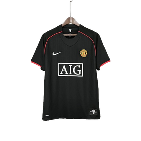 Camisa Retrô Manchester United III Third Nike 2007/08 Masculino Preta