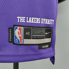 Camisa NBA Lakers #7 Anthony City Edition Purple - 23/24