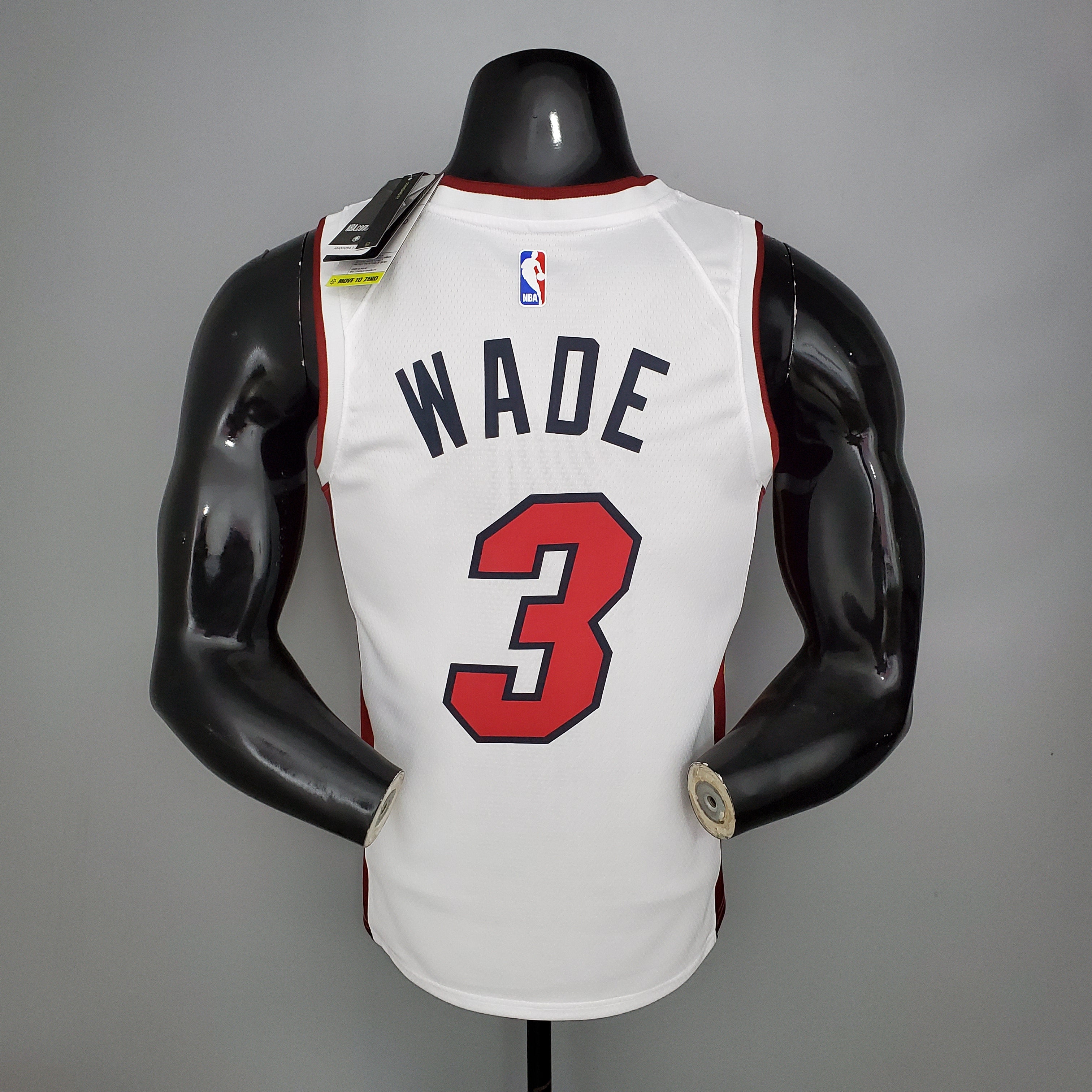 Camisa NBA Miami Heat #3 Wade - 75° Aniversário White