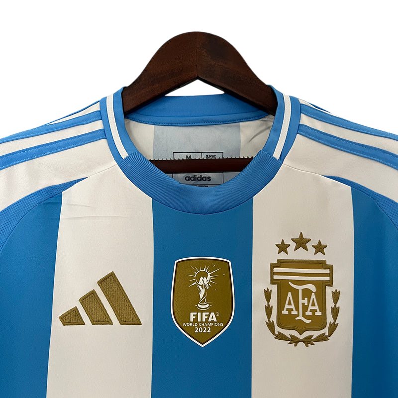 Camisa Seleção da Argentina 24/25 Adidas - Azul e Branca