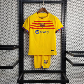 Kit Infantil Barcelona 23/24 - Amarelo