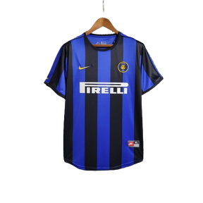 Camisa Retrô Inter de Milão I Nike 1999/00 Masculino Azul e Preto