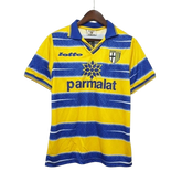 Camisa Retrô Parma lotto 1998/99 Masculino Amarelo e Azul