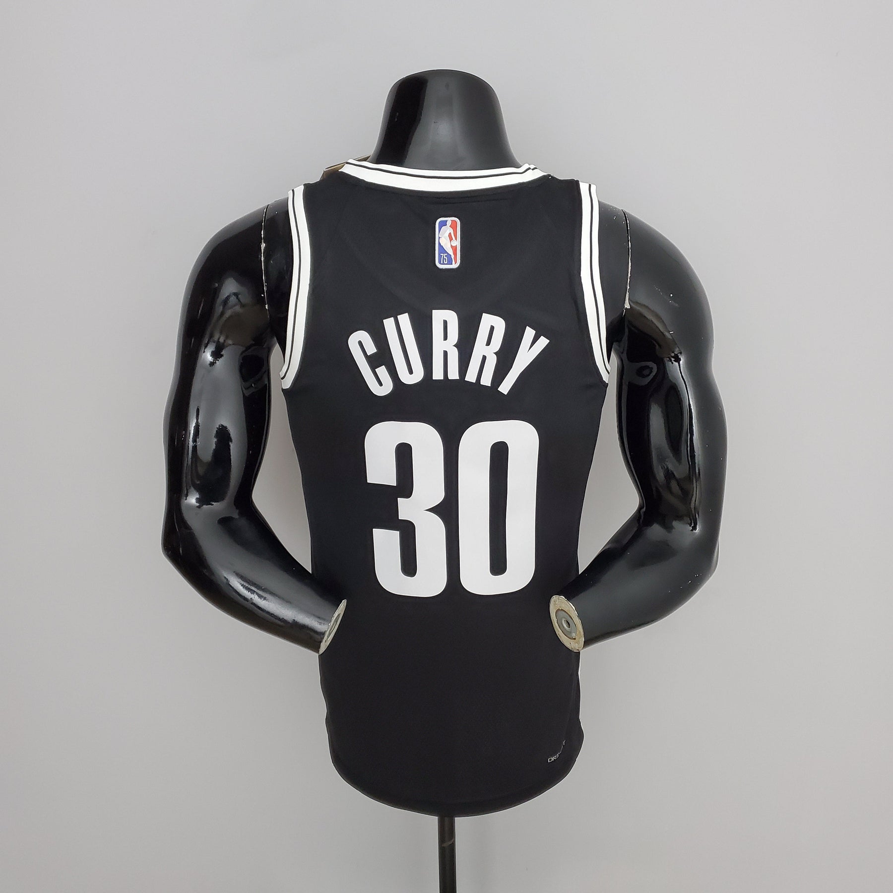 Camisa NBA Brooklyn Nets #30 Curry - 75º Aniversário Black