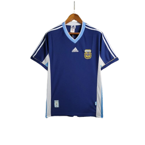 Camisa Retrô Argentina Adidas 1998/99 Masculino Azul Marinho e Branco
