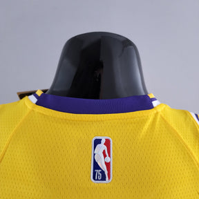 Camisa NBA Lakers #2 Irving 75° Aniversário Amarela - 23/24