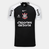 Camisa Nike Timão 2025/26 II Torcedor Com Patrocínios