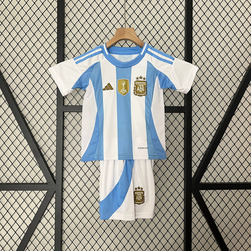 CAMISETA ARGENTINA COPA AMÉRICA 2024 CONJUNTO INFANTIL