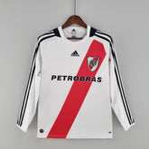 Camisa Manga Longa River Plate 09/10 Adidas - Branco