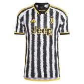 Camisa Juventus Home 23/24 s/n° Torcedor Masculino - Branco e Preto
